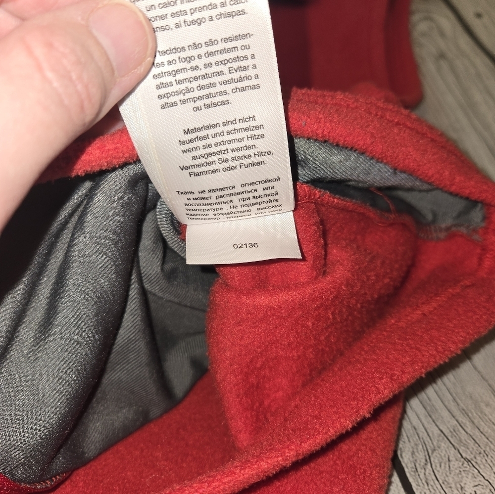 Columbia Mens Medium Red Full Zip Fleece Vest - Picture 7 of 7